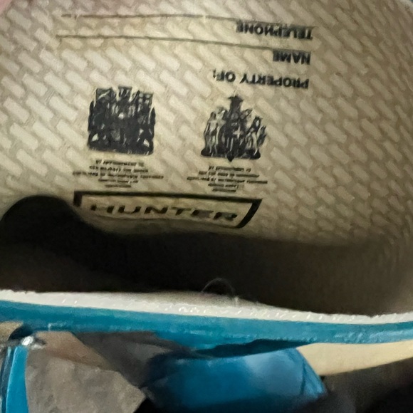 Hunter Classic Vintage - Teal Boots- Sz. US 8M - Picture 4 of 10